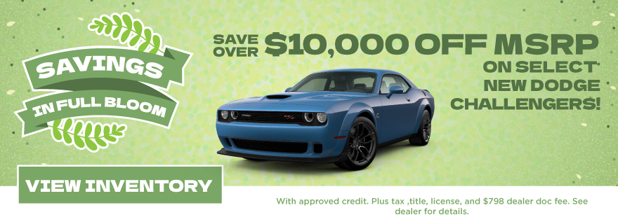 Save Over $10,000 on Select New Challengers