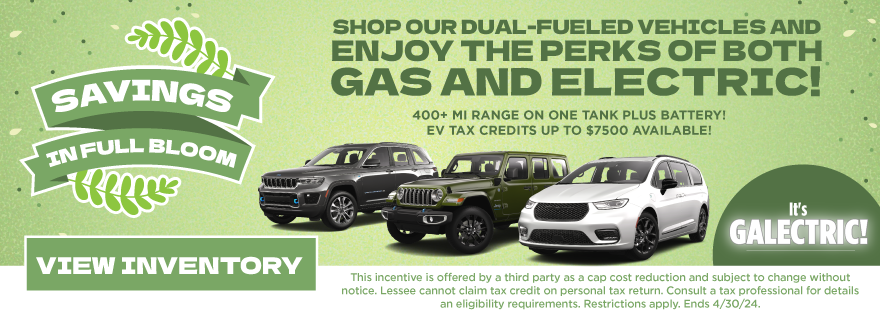 Shop Our dual-fueled vehicles!
